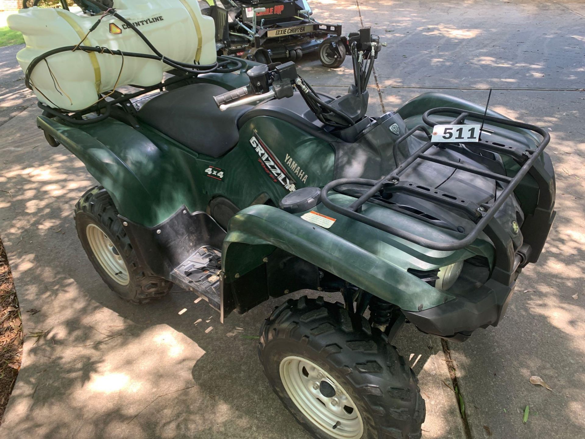 Yamaha Grizzly 4x4 700F1 Power Steering, 870 Hours - Image 2 of 5