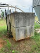 Concrete Water Tank - Approx 6'Wx4'Dx5'H on Stand