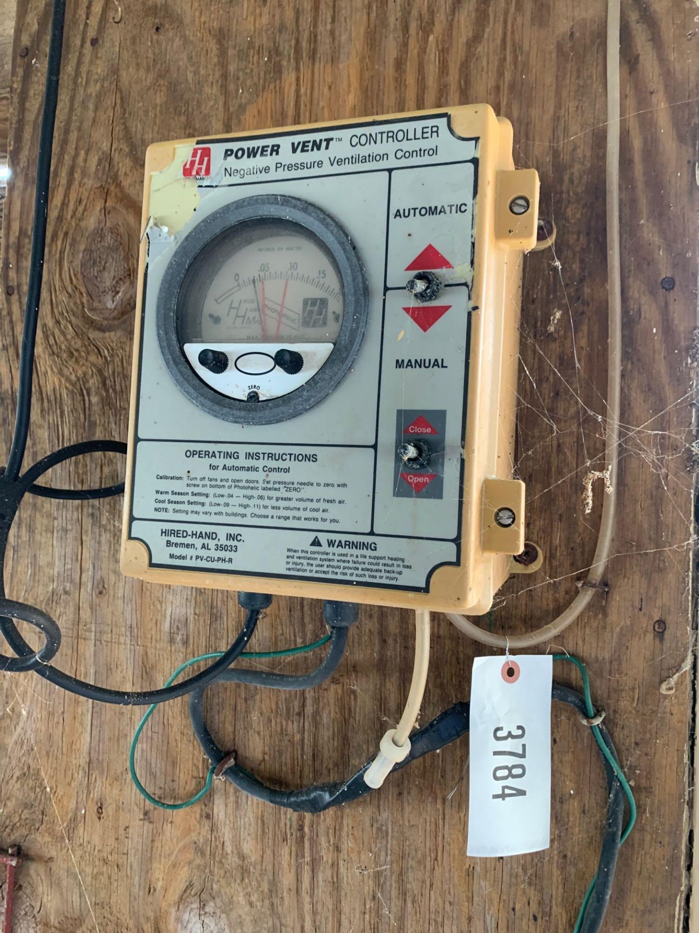 Power Vent Controller (Control Box Only)