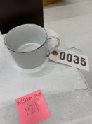 Crown Parlan RSS Coffee Cup Mug w/Silver Trim