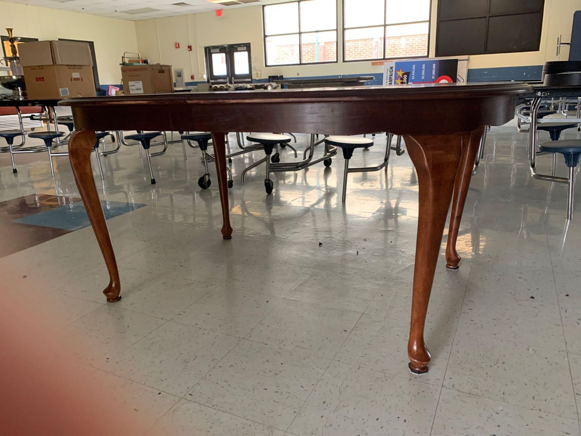 Wood Kitchen Table (Scratched on Top) - Image 2 of 2