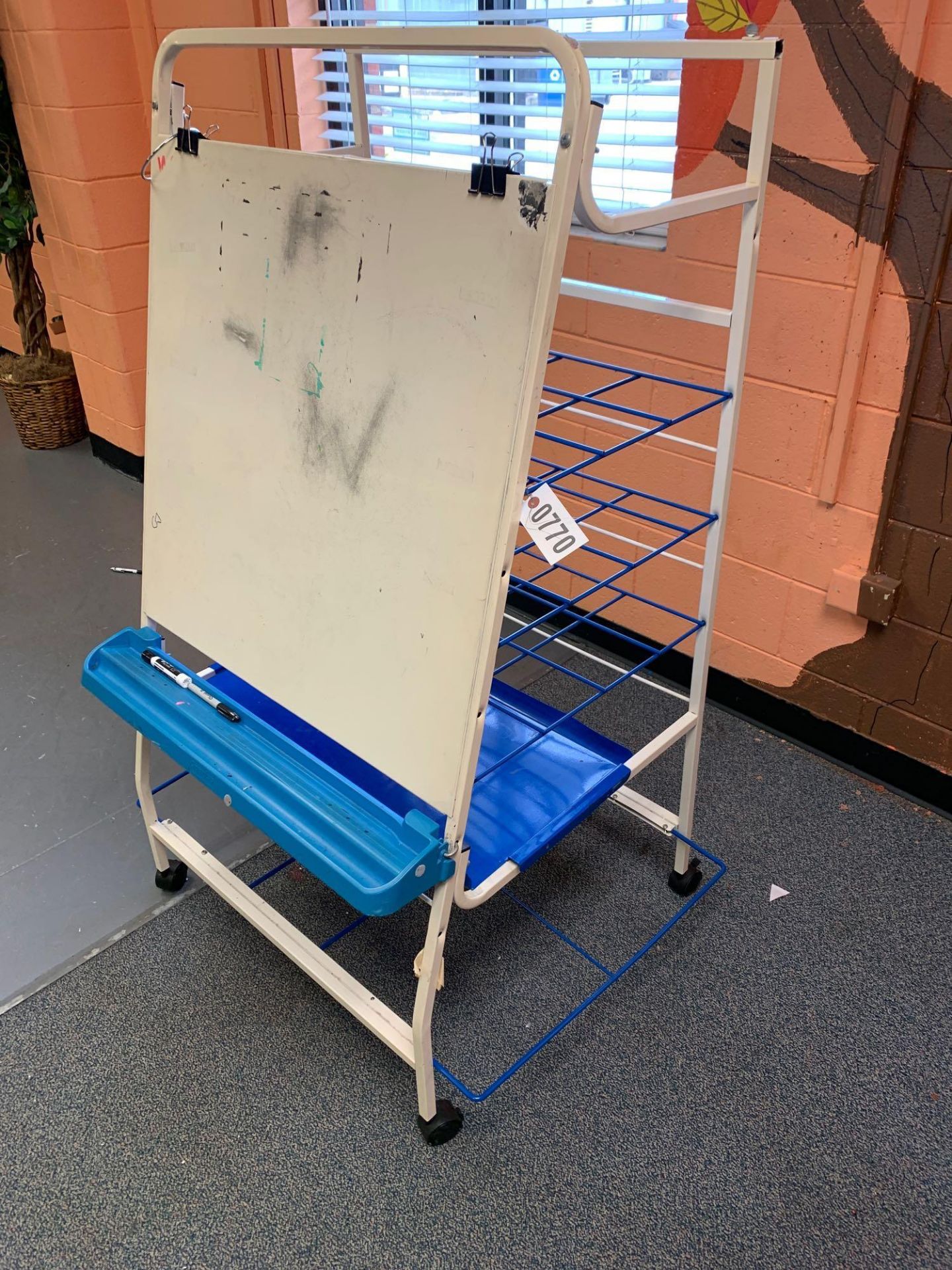 Metal Grease Board w/Rack, Club