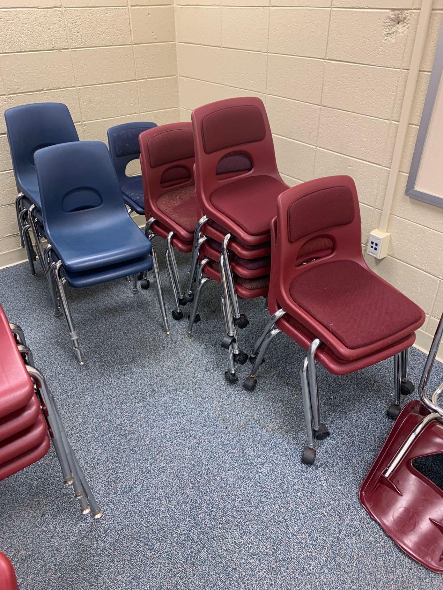 Stacking Classroom Adult Chair, 58 Matching, 18 - Image 3 of 5