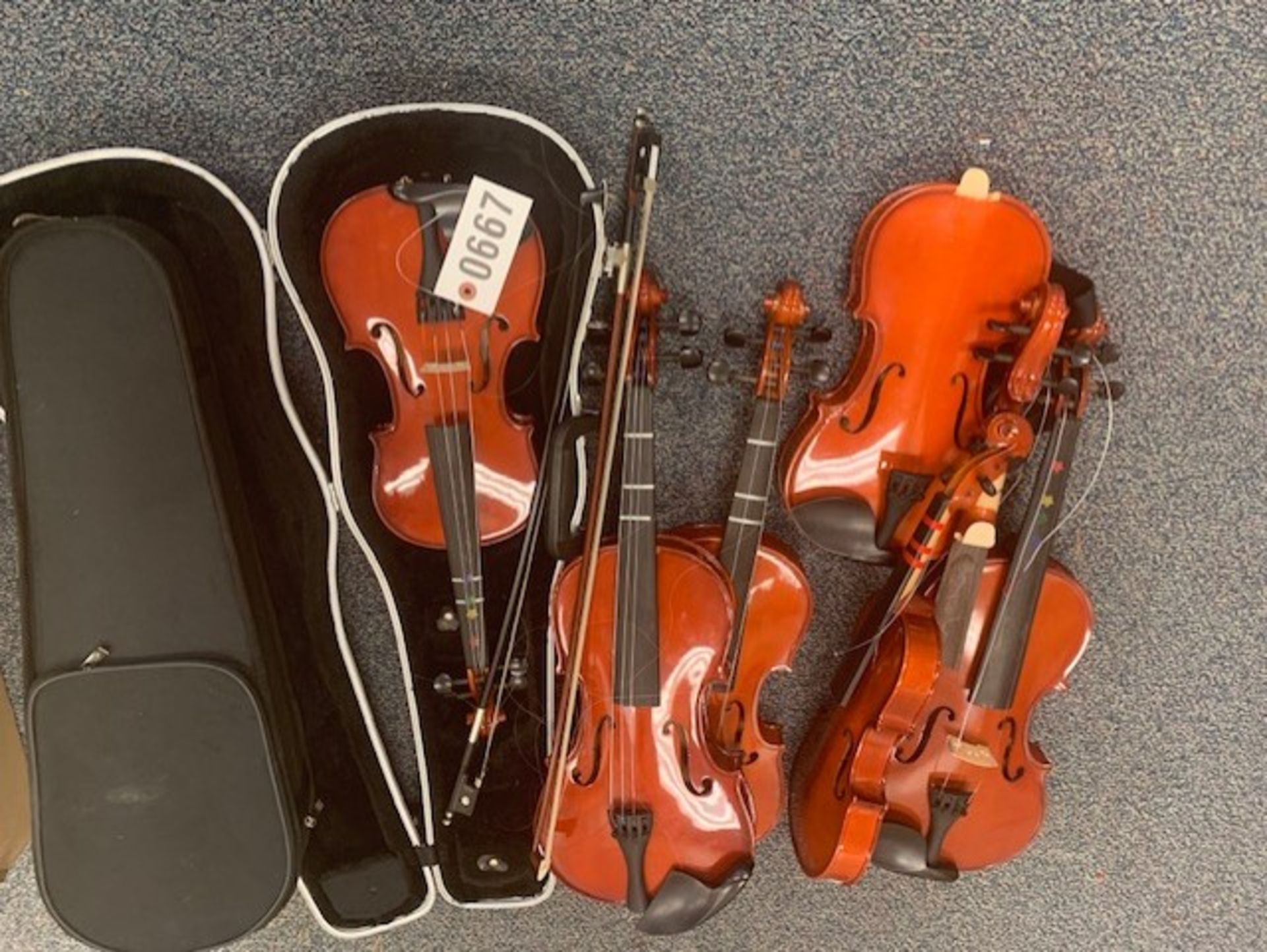 Student Violins & Bows - Various Conditions - Image 2 of 2