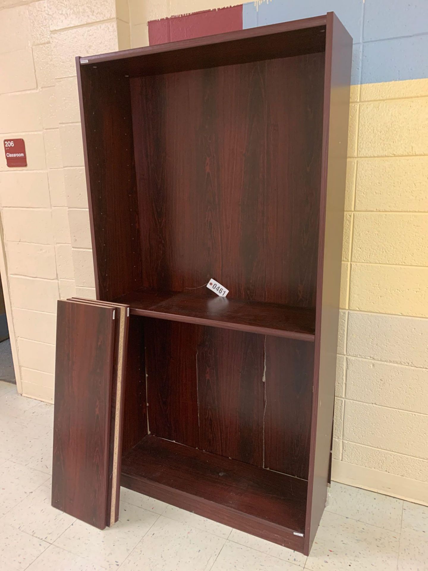 Bookshelf, Particle Board - Room 206 Hall