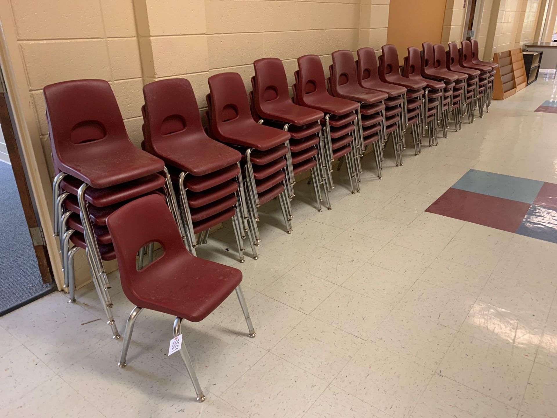 Stacking Classroom Chair, Medium Size - Hall 2