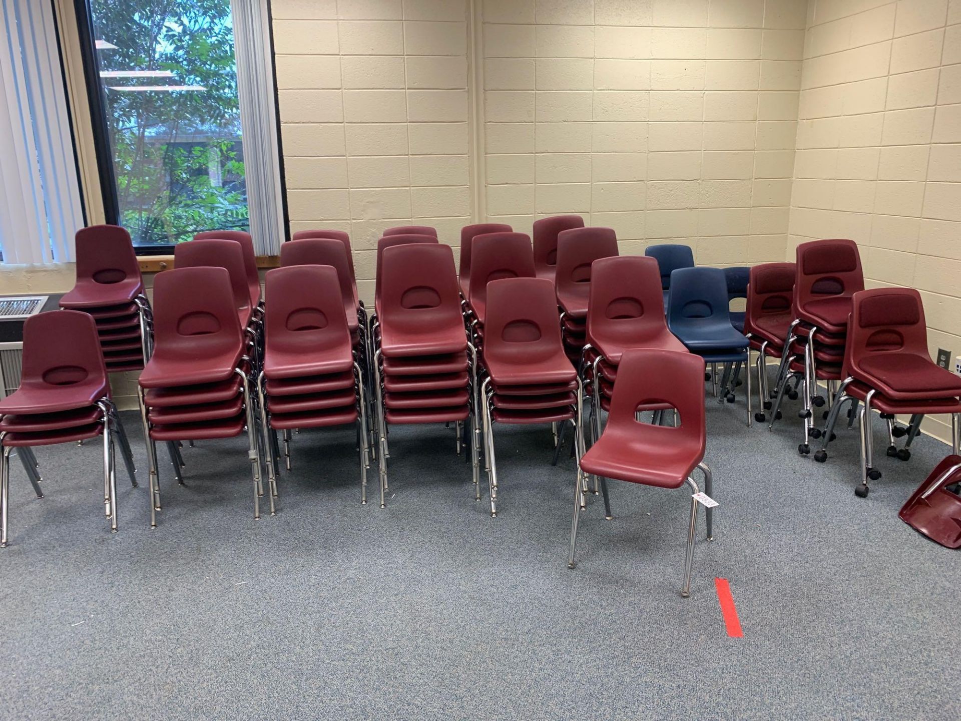 Stacking Classroom Adult Chair, 58 Matching, 18 - Image 2 of 5