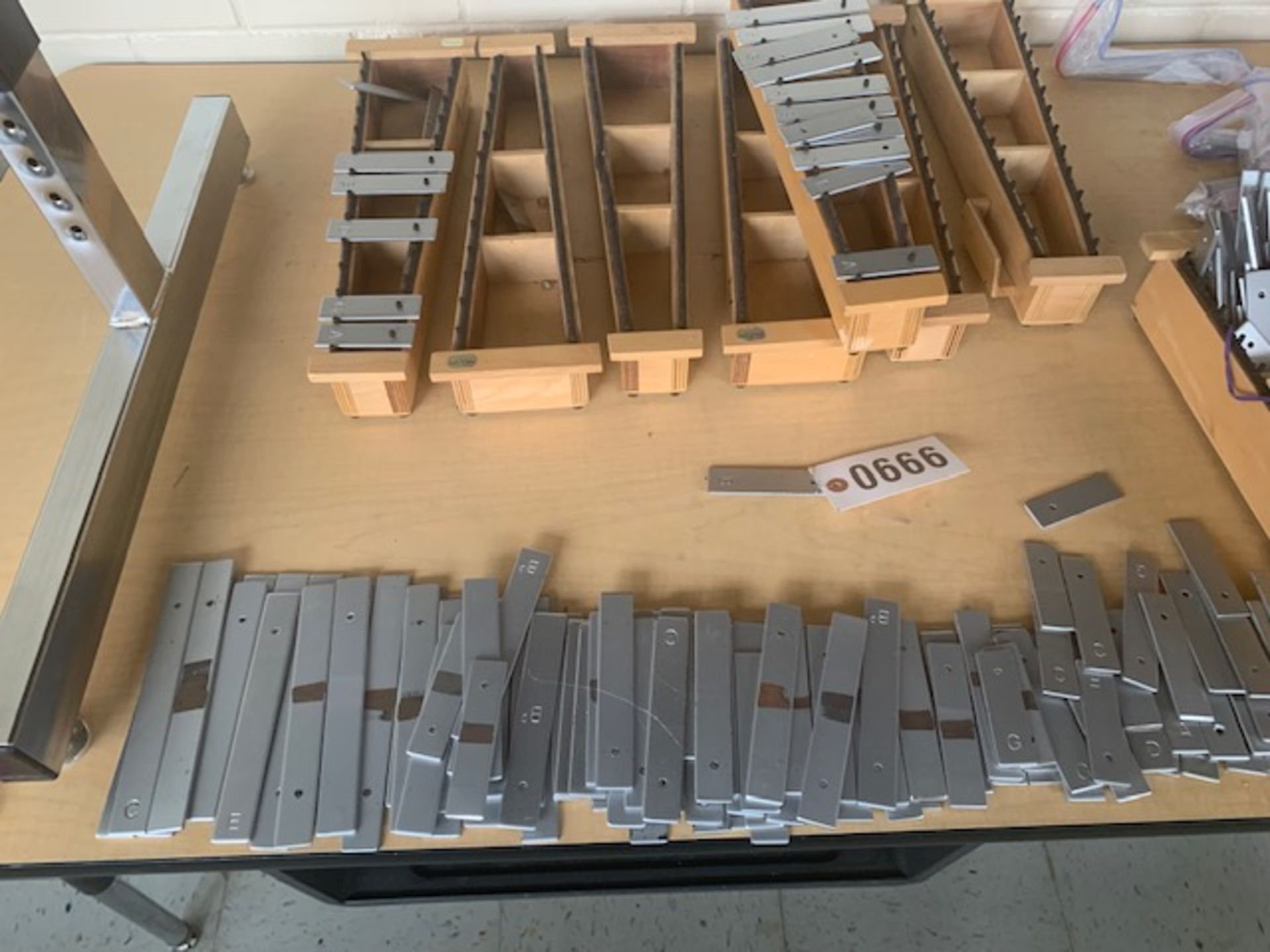 Lyons Xylophones, w/Metal Bars, Approx 6"Wx16"Lx3"H, No Mallets - Image 3 of 4