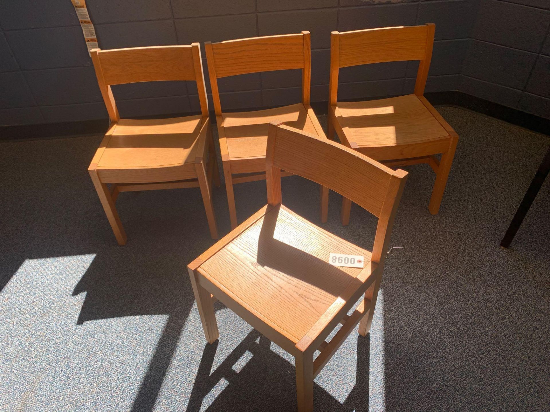 Oak Child Library Chair - Library