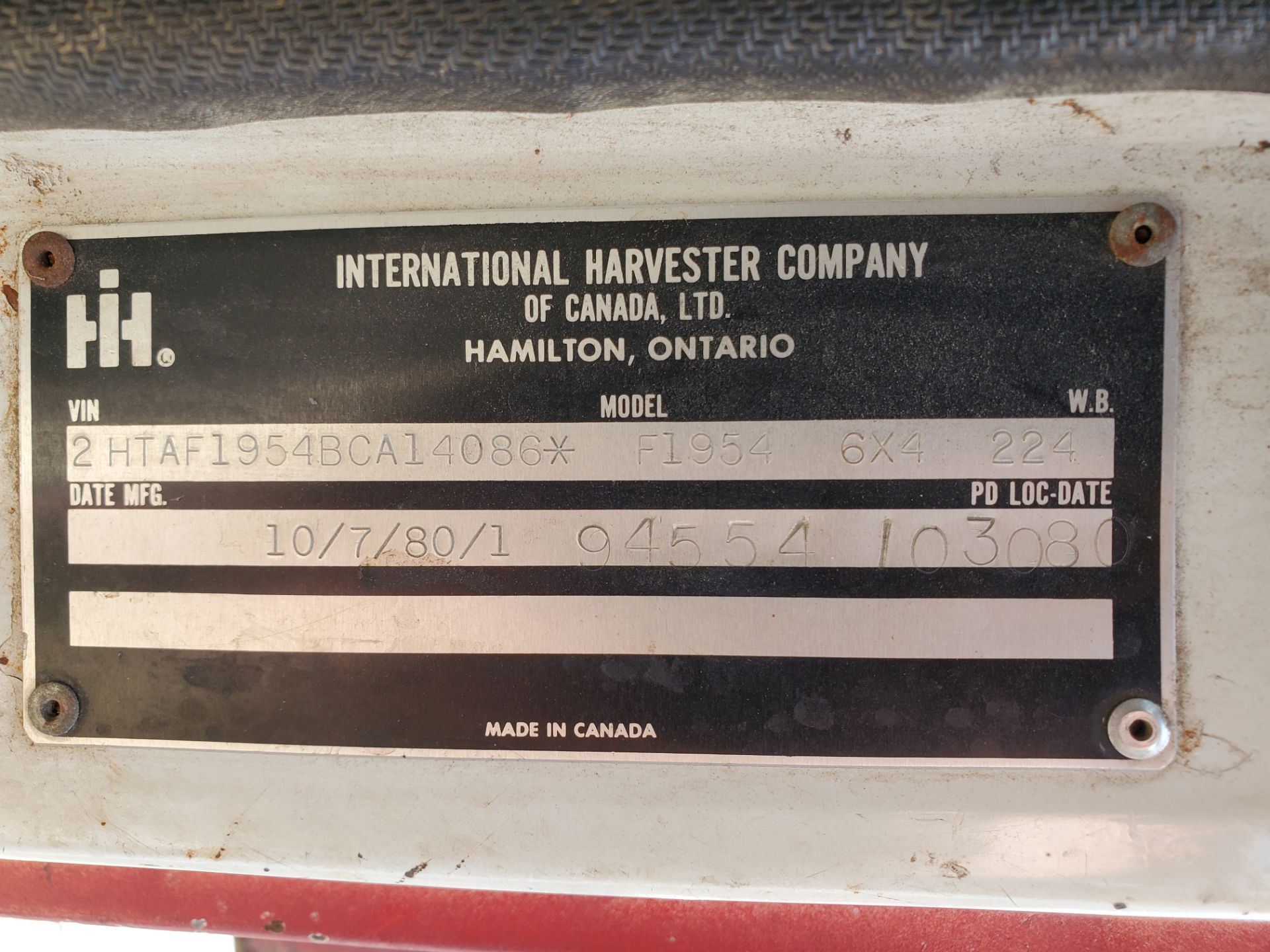 1981 International S1954 - Image 9 of 10