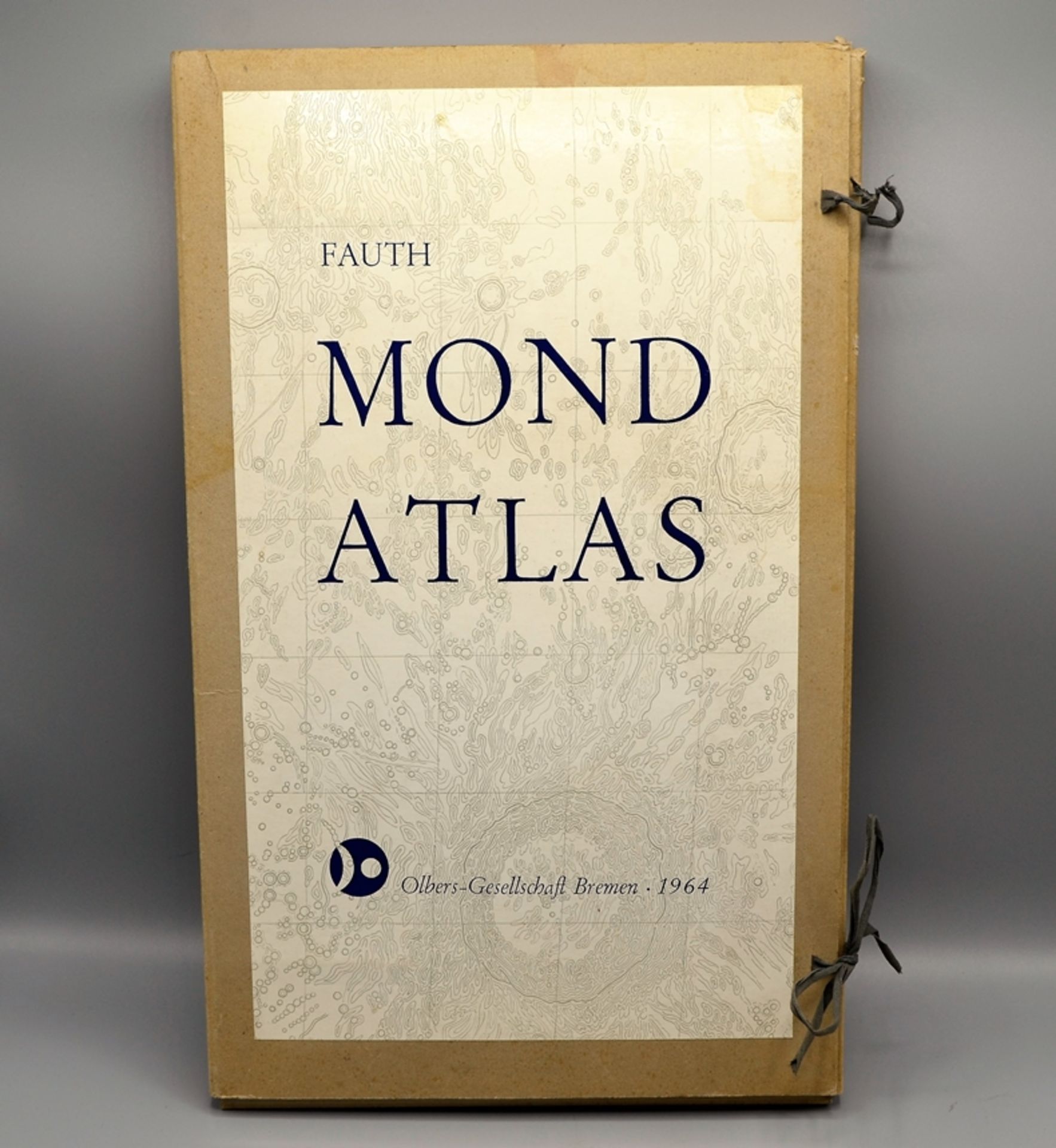 Fauth Mond Atlas Olbers Gesellschaft Bremen 1964, nicht auf Vollständigkeit geprüft
