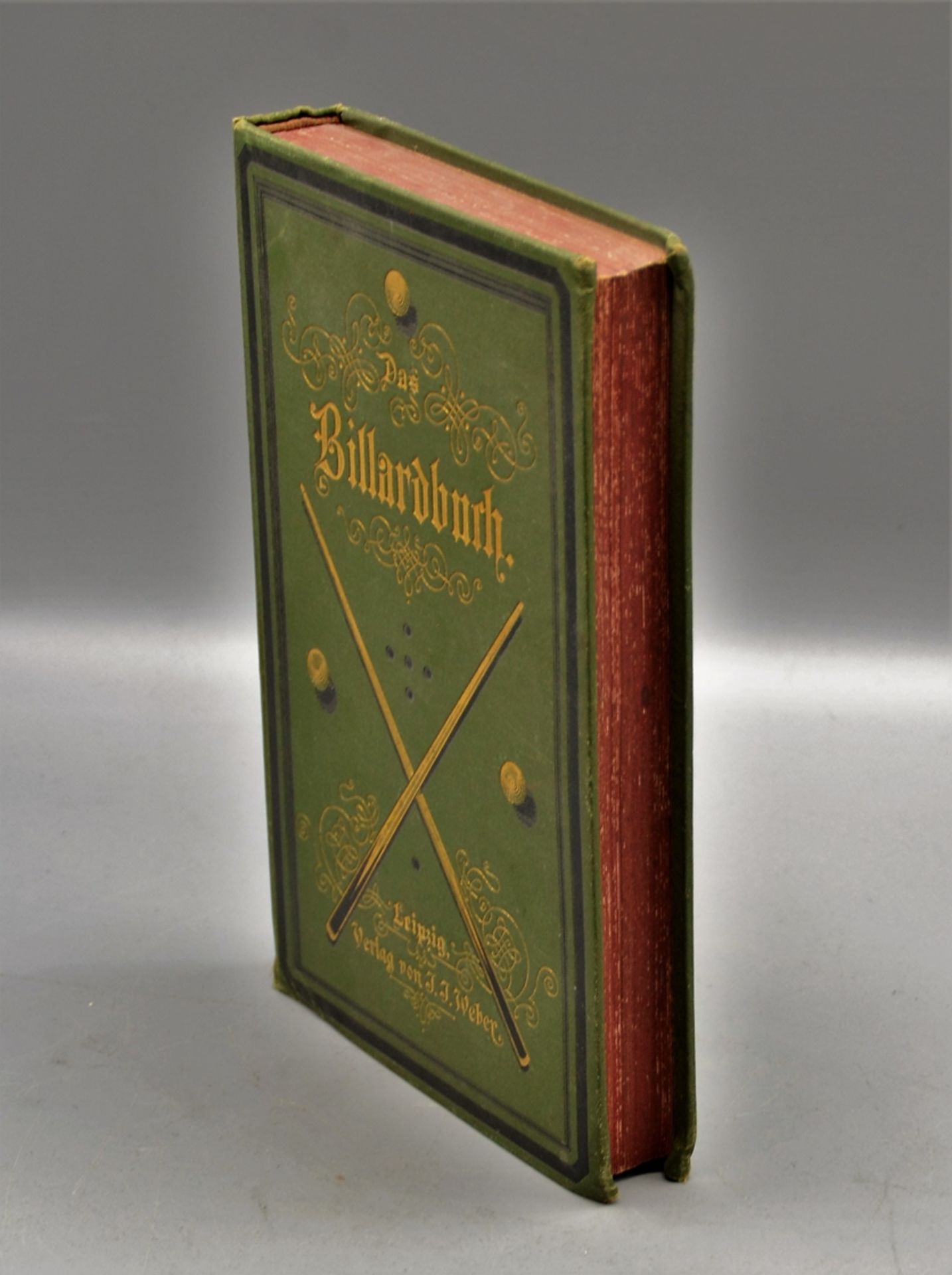 Das Billardbuch Cz. Bogumil Leipzig Verlag J. J. Weber 1876 - Bild 2 aus 2