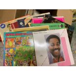 A collection of Jazz classical and children's music records