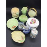 A selection of various china items by various makers