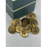 A set of Brass Buttons