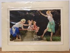 After Sir William Russell Flint R.A, R.O.I. (1880-1969), British, "The Bloom of Youth" (The original