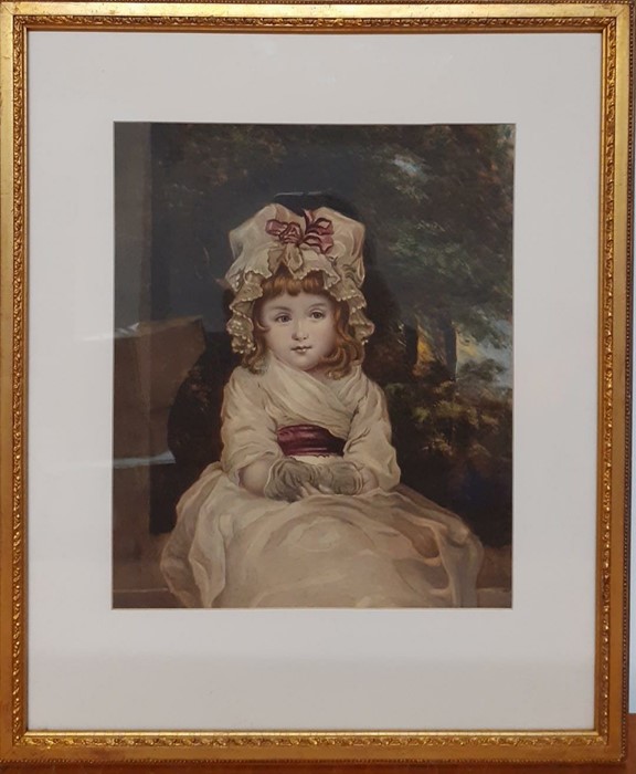 A 19th century English school, "Portrait of Penelope Boothby (often called 'The Mob Cap')", after