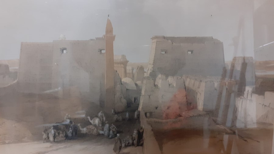 A pair of prints after David Roberts RA (1796-1864), "Jerusalem" and "Luxor", framed and glazed ( - Image 3 of 3