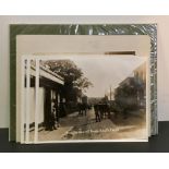 A group of photographies of old pictures showing "Brockenhurst road, South Ascot" and "Silwood road,