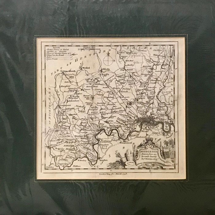 After John Speed (1552-1629) English, Barkshire Described Speed's map featuring a large vignette - Image 4 of 4