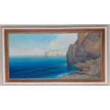 A late 19th or early 20th century Italian school, Seascape, signed: 'S.Giordani' lower right, oil on