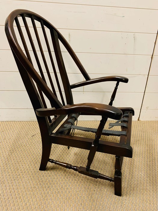 A child's Windsor chair, hoop back with spindle support (H67cm W45cm D43cm) - Image 3 of 3