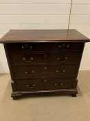 A Two over three Chest of drawers (88cm x 46cm x 82cm)