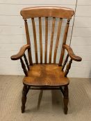 A 19th Century High Back Windsor Chair.