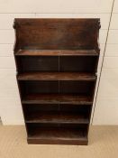 A Georgian Open Fronted Bookcase (H134cm W70cm D19cm)