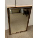 A Bevel edged Mirror (88cm x 58cm)