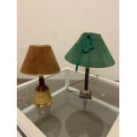 Two table lamps