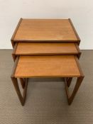 A G-Plan teak nesting table