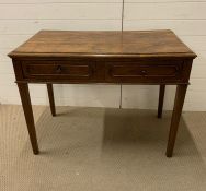 A Two drawer Antique pine desk