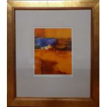 A contemporary print, signed in pencil, framed and glazed.