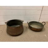 Two Vintage Copper Pots