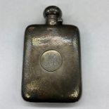 A Silver Hip Flask, makers mark for Cornelius Desormeaux Saunders & James Francis Hollings (Frank)