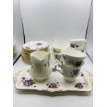 A part tea service "Royal Windsor" to include six cups and saucers, six side plates, milk jug and