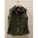 A Hogg's of Fife tweed waistcoat for shooting or country pursuit Size 10