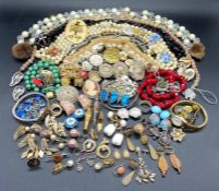 A Selection of costume jewellery