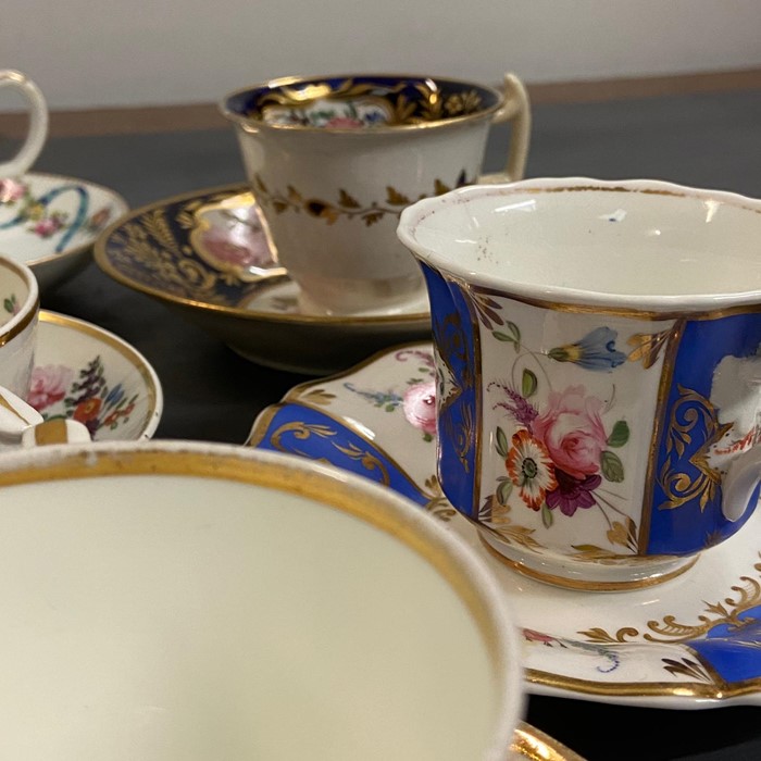 A Selection of eight duos, of tea cups and saucers. - Image 2 of 4