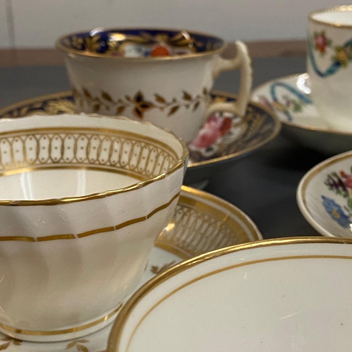 A Selection of eight duos, of tea cups and saucers. - Image 4 of 4
