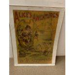 A poster of Alice's Adventures in Wonderland