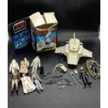 A selection of Star Wars: Return of the Jedi action figures, with Vehicle Maintenance Energizer No