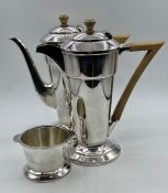 An Art Deco Walker and Hall Coffee set.