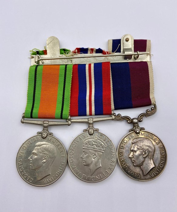 An RAF Medal Group Defence Medal, War Medal, Long Service Medal (Flight Sgt T H L Hankin) - Image 3 of 5