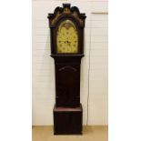 A Moon Phase Longcase Clock (Needs Attention) (229cm H x 59cm w)