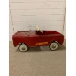 A Vintage Leeway 'Alpine Rally' 1950's / 60's pedal car