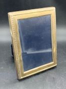 A Hallmarked silver picture frame by Carr's of Sheffield dated 1987