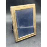 A Hallmarked silver picture frame by Carr's of Sheffield dated 1987