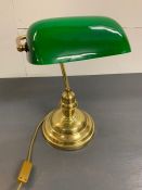 A Clerk style desk lamp.